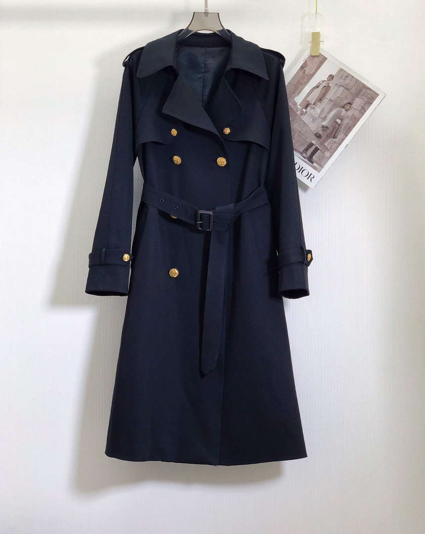 Celine 2M96A777S Wiltern Trench Coat In Cotton Gabardinemastic C99066 - S - View 1