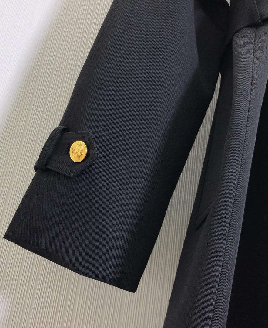 Celine 2M96A777S Wiltern Trench Coat In Cotton Gabardinemastic C99066