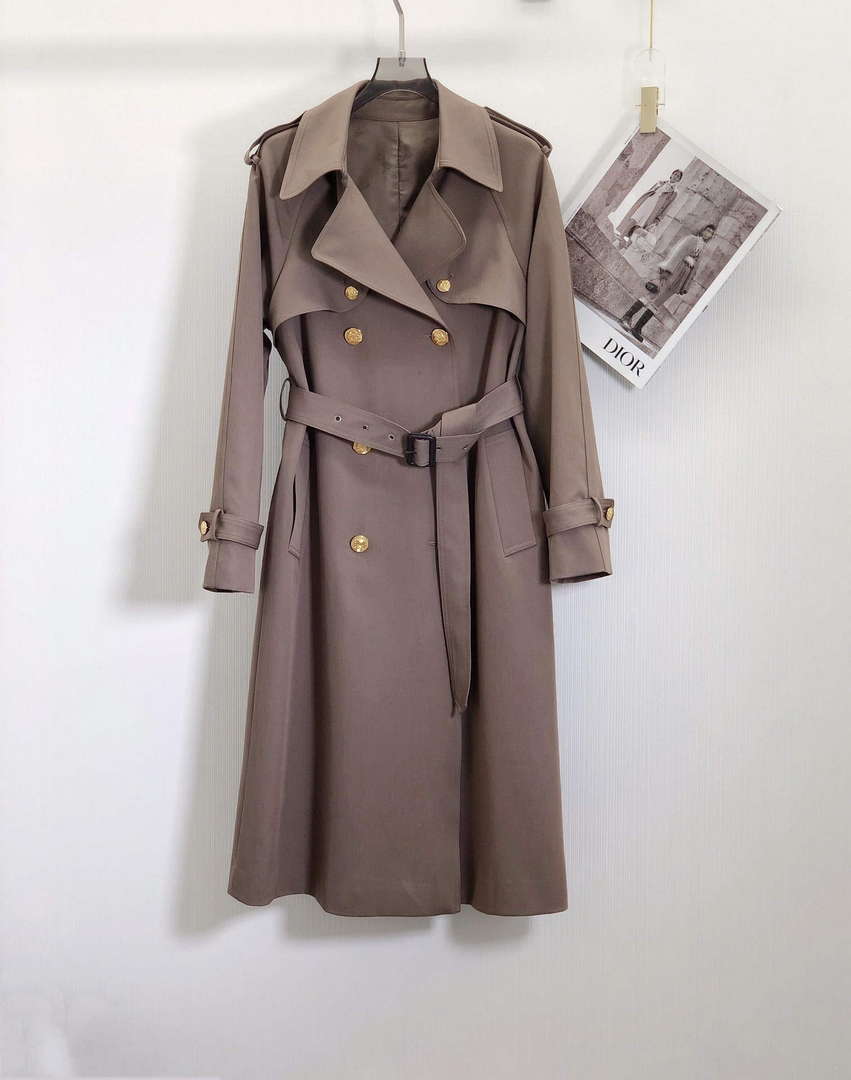 Celine 2M96A777S Wiltern Trench Coat In Cotton Gabardinemastic C99067 - S - View 1
