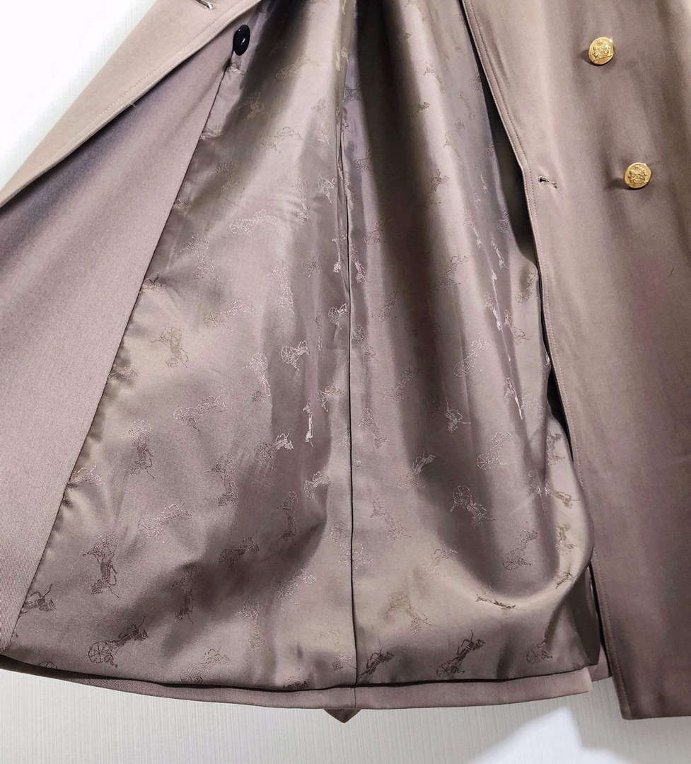 Celine 2M96A777S Wiltern Trench Coat In Cotton Gabardinemastic C99067