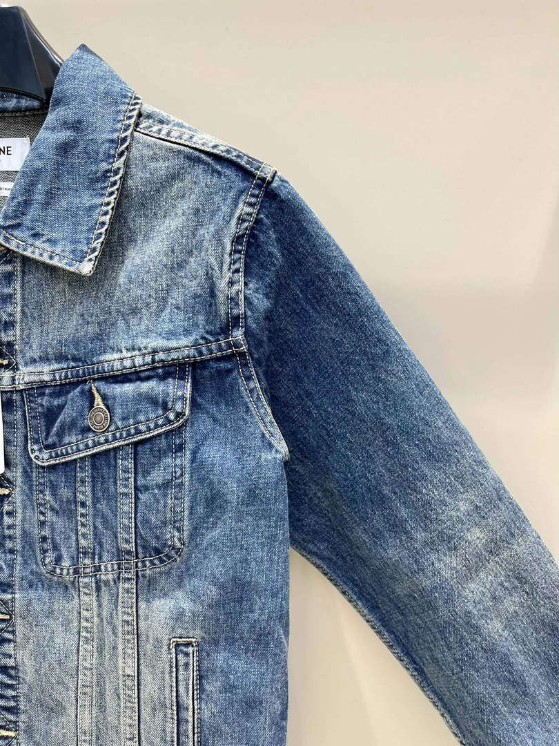 Celine 2Q768365M Denimdark Union Wash Jacket C99076