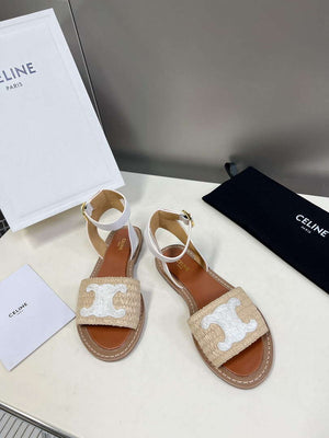 Celine 352402248C Women's Lympia Flat Strap Sandals C22480 - 35 - View 2