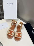 Celine 352402248C Women's Lympia Flat Strap Sandals C22481