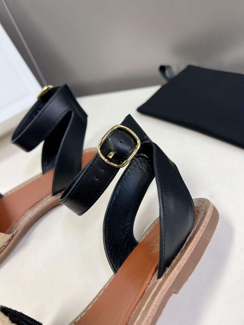 Celine 352402248C Women's Lympia Flat Strap Sandals C22482