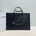 CELINE FLAT LUGGAGE IN GLOSSY CALFSKIN 123963GW4 Black
