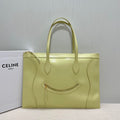 CELINE FLAT LUGGAGE IN GLOSSY CALFSKIN 123963GW4 Light Yellow