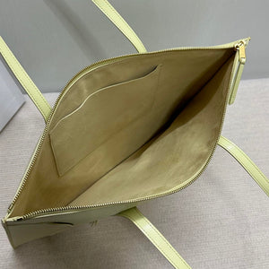 CELINE FLAT LUGGAGE IN GLOSSY CALFSKIN 123963GW4 Light Yellow - Default Title - View 7