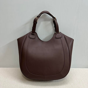 CELINE HOBO IN SUPPLE SMOOTH CALFSKIN 119353 Dark BROWN - Default Title - View 2