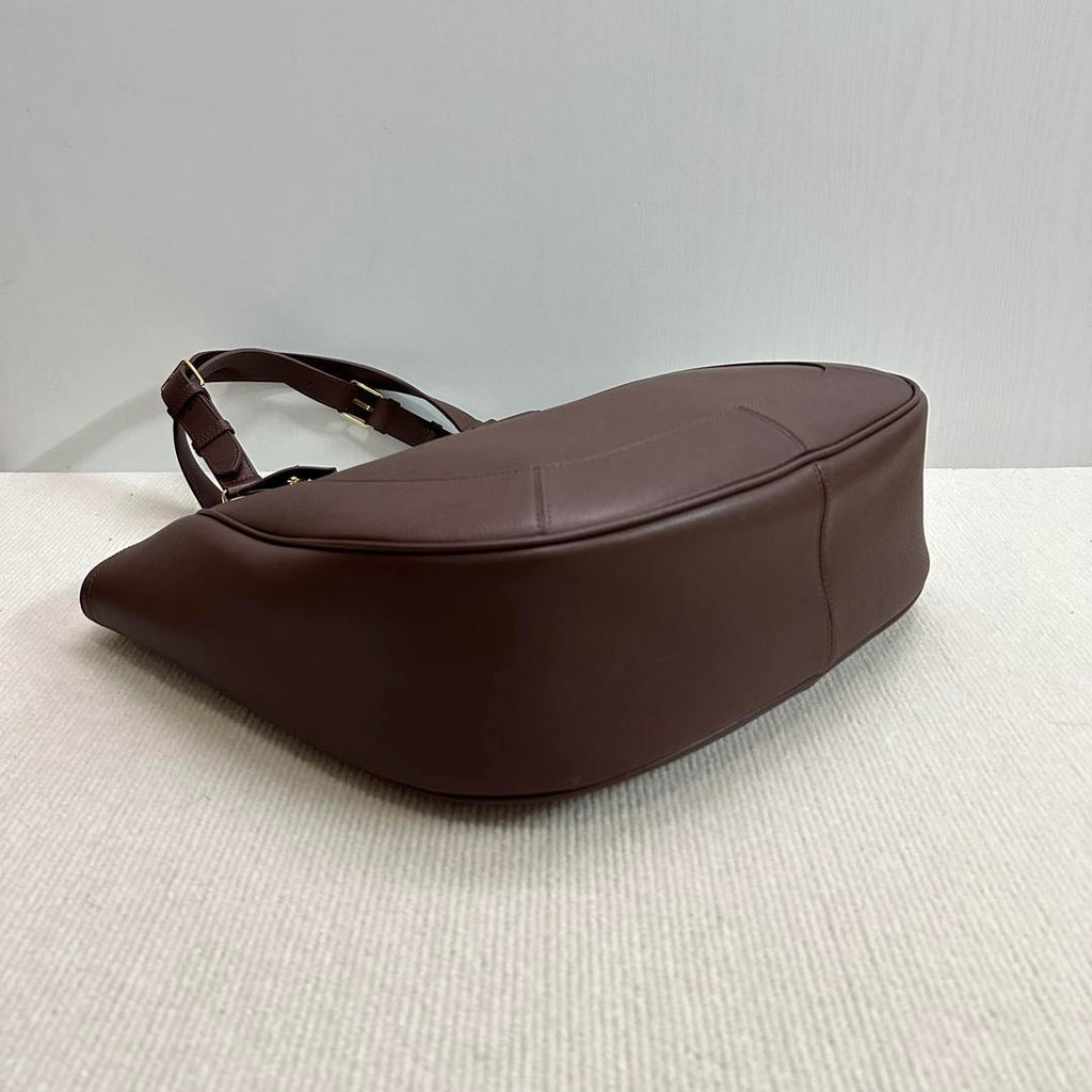 CELINE HOBO IN SUPPLE SMOOTH CALFSKIN 119353 Dark BROWN