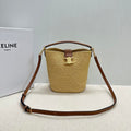 Celine LOUISE Mini bucket bag CL10622 Nature