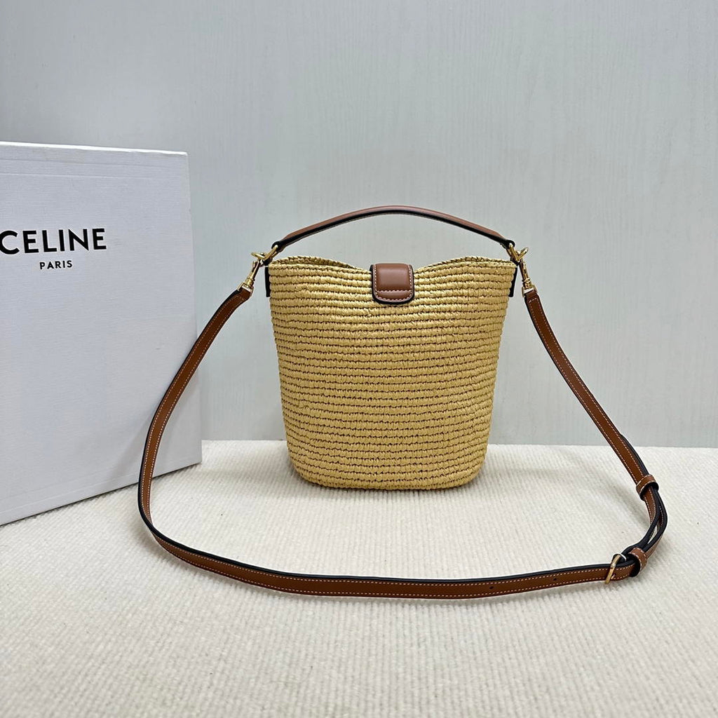 Celine LOUISE Mini bucket bag CL10622 Nature