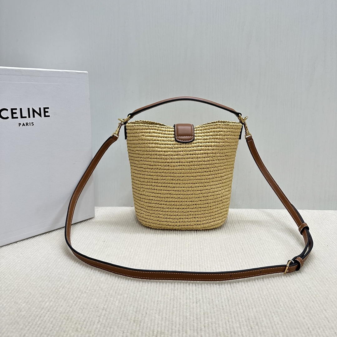 Celine LOUISE Mini bucket bag CL10622 Nature
