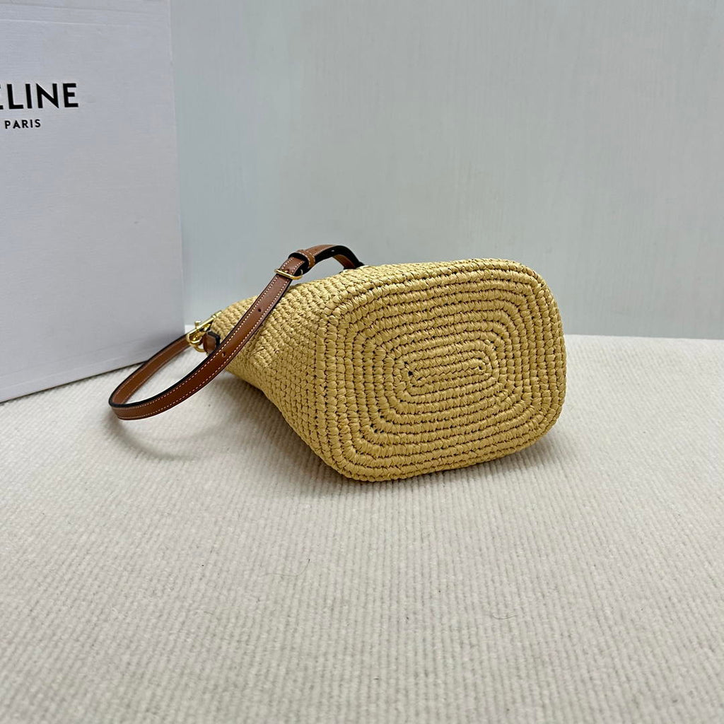 Celine LOUISE Mini bucket bag CL10622 Nature