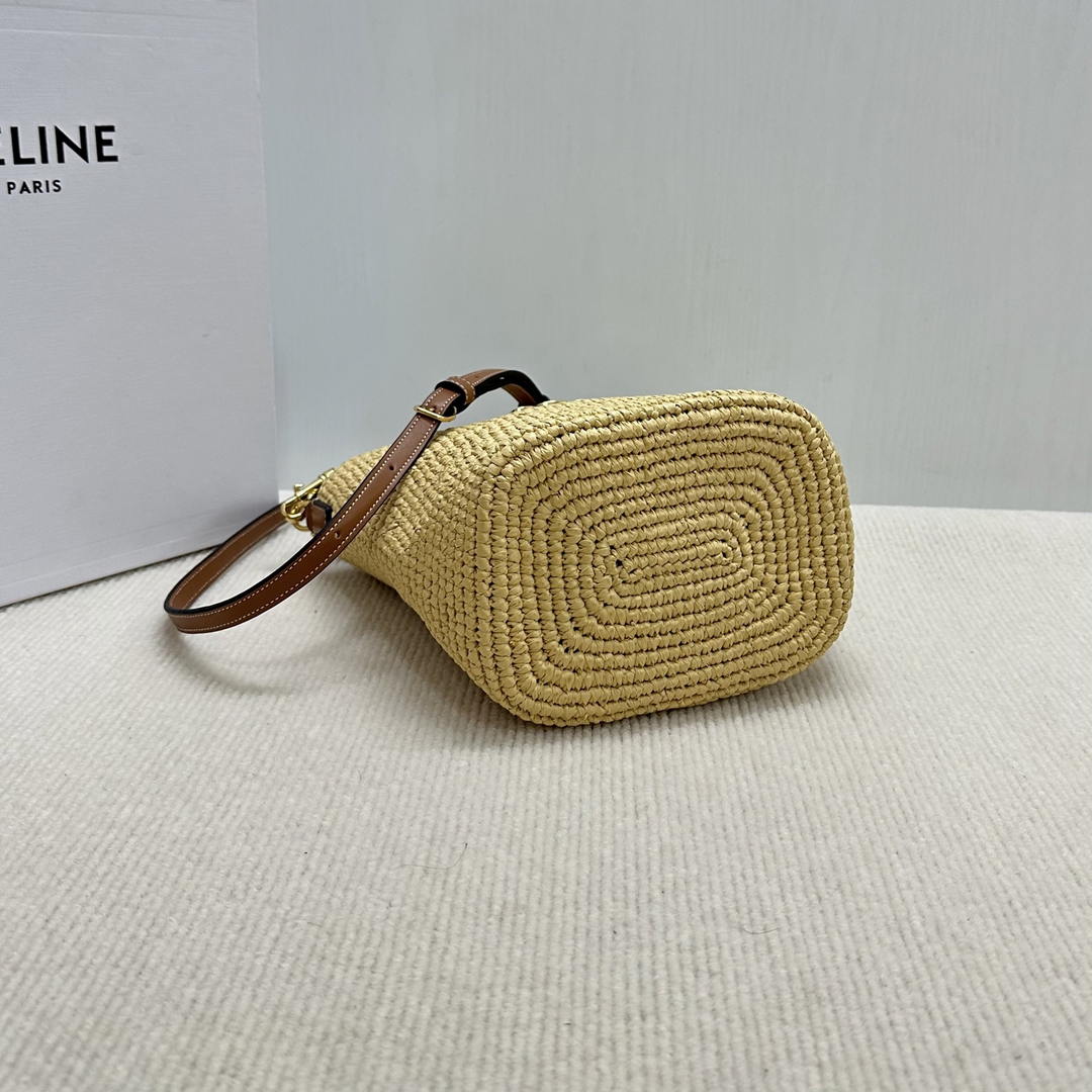 Celine LOUISE Mini bucket bag CL10622 Nature