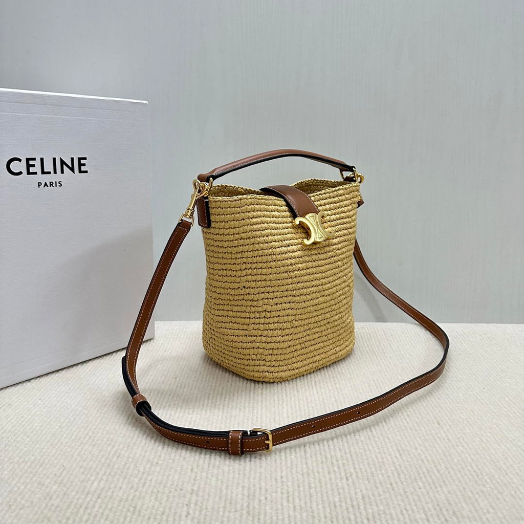 Celine LOUISE Mini bucket bag CL10622 Nature