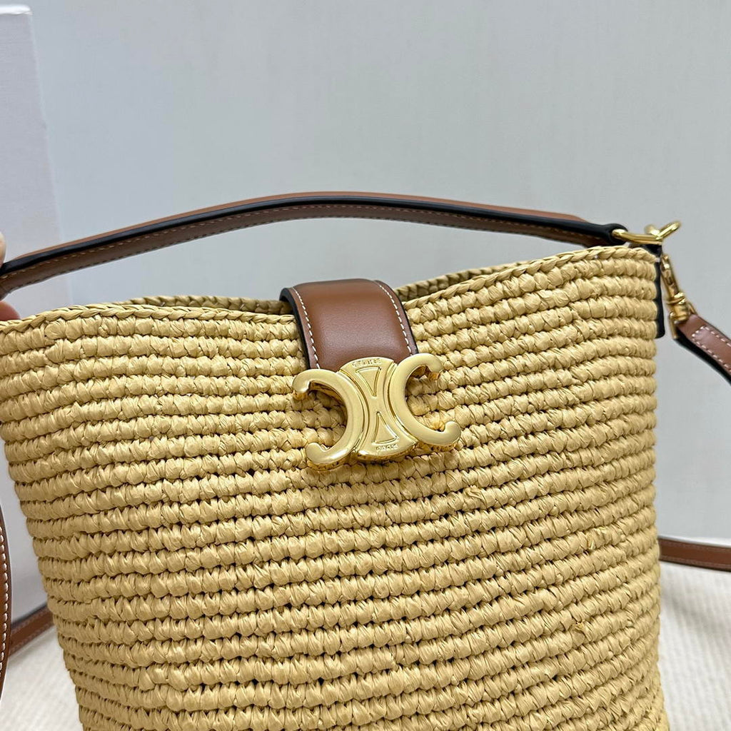 Celine LOUISE Mini bucket bag CL10622 Nature