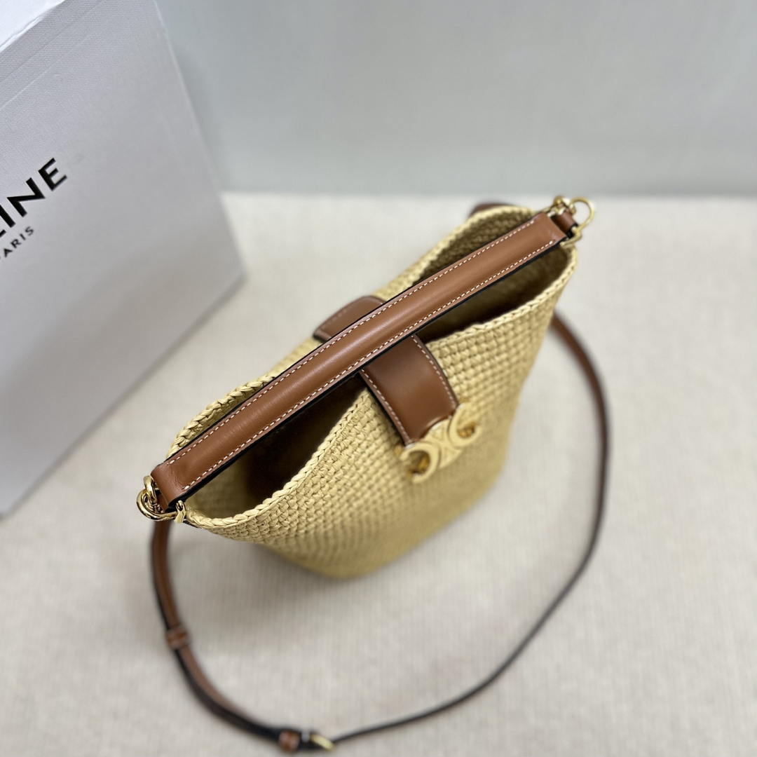 Celine LOUISE Mini bucket bag CL10622 Nature
