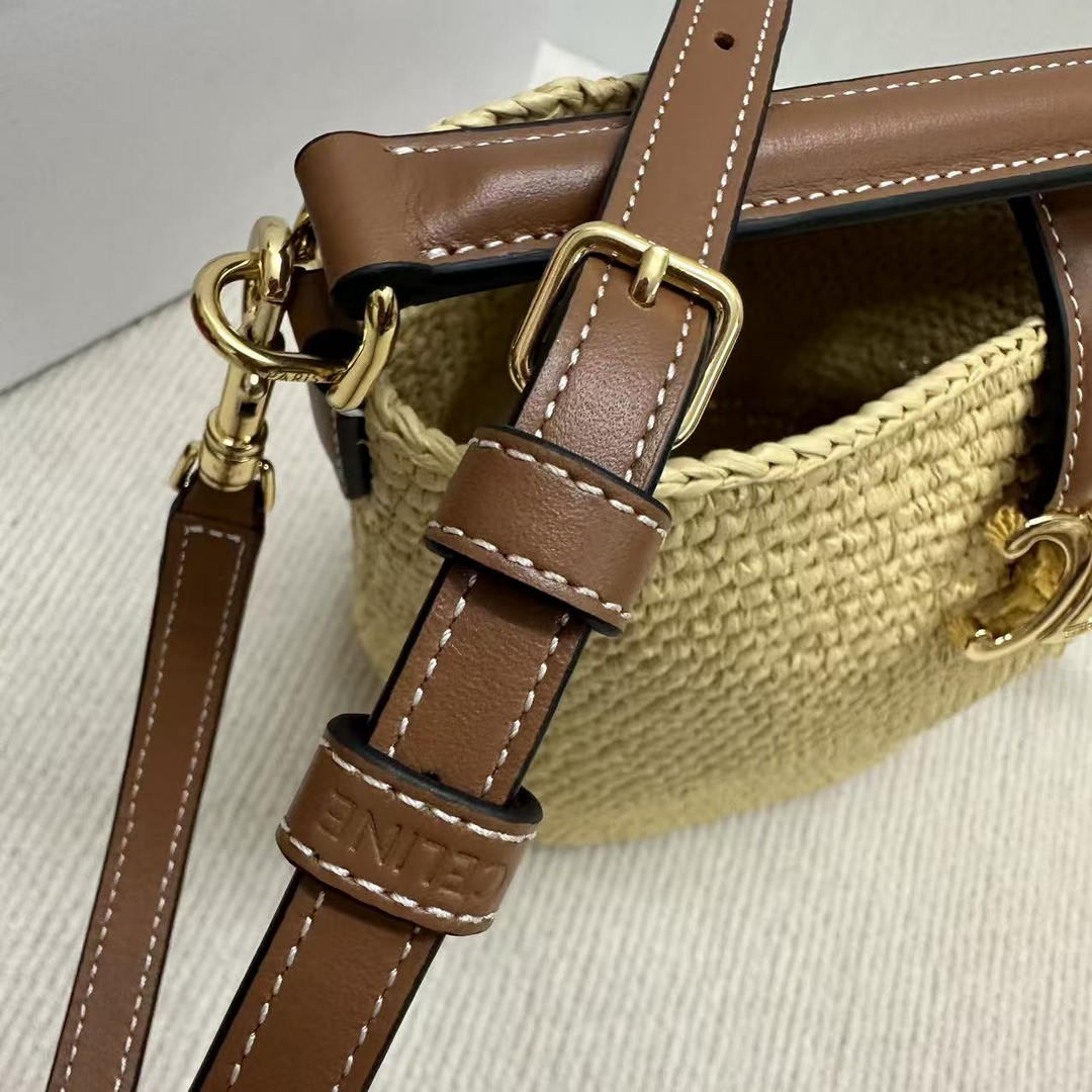Celine LOUISE Mini bucket bag CL10622 Nature