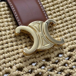 Celine LOUISE Small Bucket TRIOMPHE bag 119742 Nature - Default Title - View 5