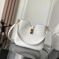 Celine SMALL CAMILLE 16 SOFT BAG IN SMOOTH CALFSKIN 120693FX9 White