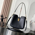 Celine SMALL CAMILLE 16 SOFT BAG IN SMOOTH CALFSKIN 120693FX9 Black