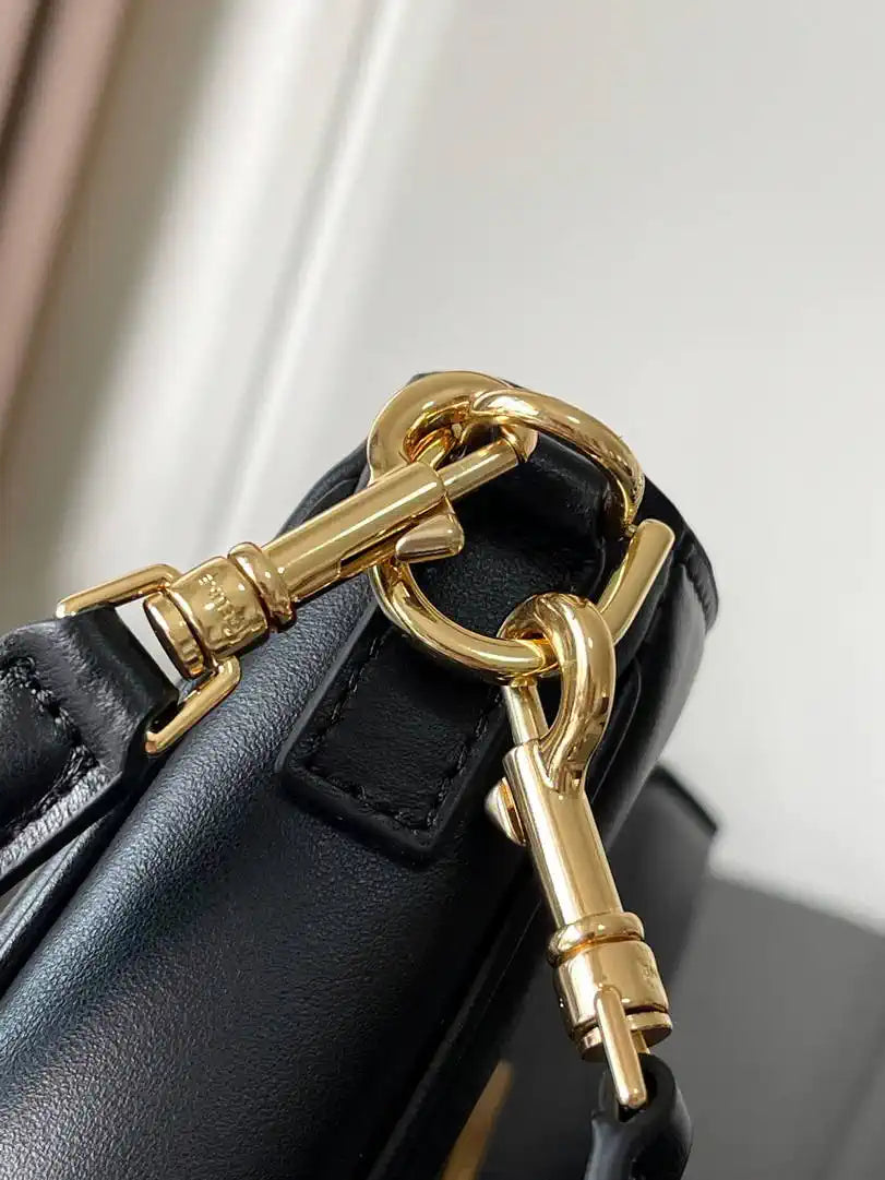 Celine SMALL CAMILLE 16 SOFT BAG IN SMOOTH CALFSKIN 120693FX9 Black