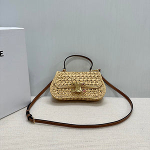 Celine Teen Celine Lola with Raffia Effect Textile 119862 Nature - Default Title - View 1