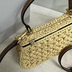 Celine Teen Celine Lola with Raffia Effect Textile 119862 Nature - Default Title - View 8