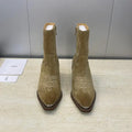 Celine Women Shoes New Punk Style Iron-Toe Motorcycle Ankle boots CE10018