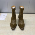 Celine Women Shoes New Punk Style Iron-Toe Motorcycle Ankle boots CE10019