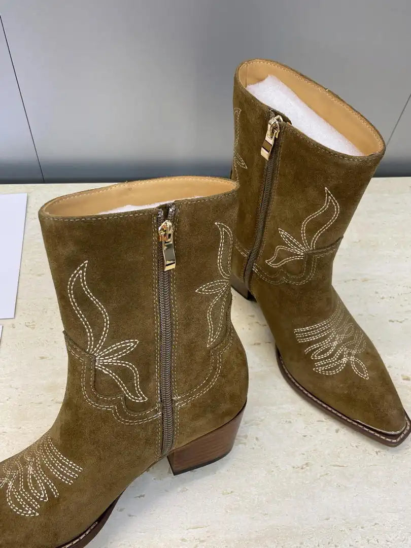 Celine Women Shoes New Punk Style Iron-Toe Motorcycle Ankle boots CE10019