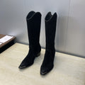 Celine Women Shoes New Punk Style Iron-Toe Motorcycle Boots CE10012