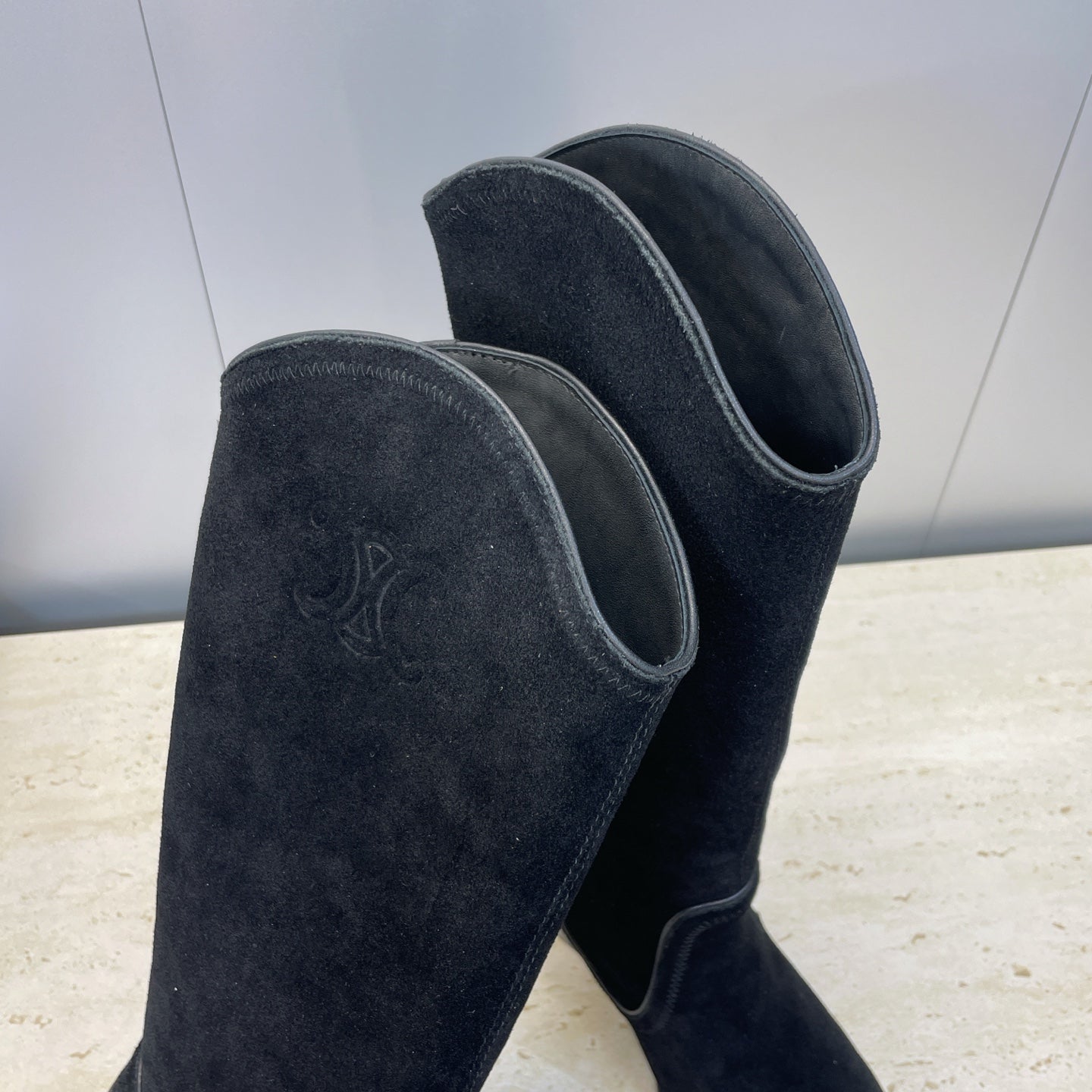 Celine Women Shoes New Punk Style Iron-Toe Motorcycle Boots CE10012