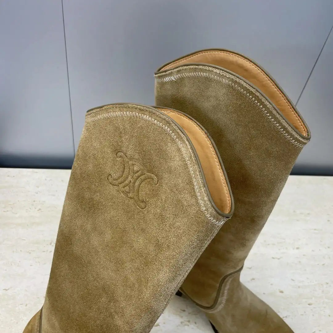 Celine Women Shoes New Punk Style Iron-Toe Motorcycle Boots CE10013