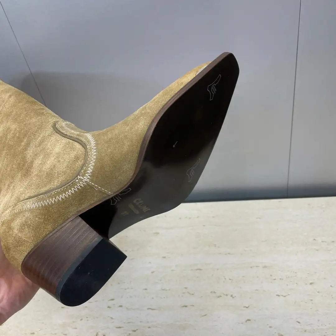 Celine Women Shoes New Punk Style Iron-Toe Motorcycle Boots CE10013