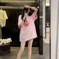Celine Women's Contrasting Short Sleeve T-Shirt C88105 - S - View 1