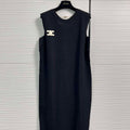 Celine Women's Fashion Clothing Triomphe Dress C99072 - S - View 1