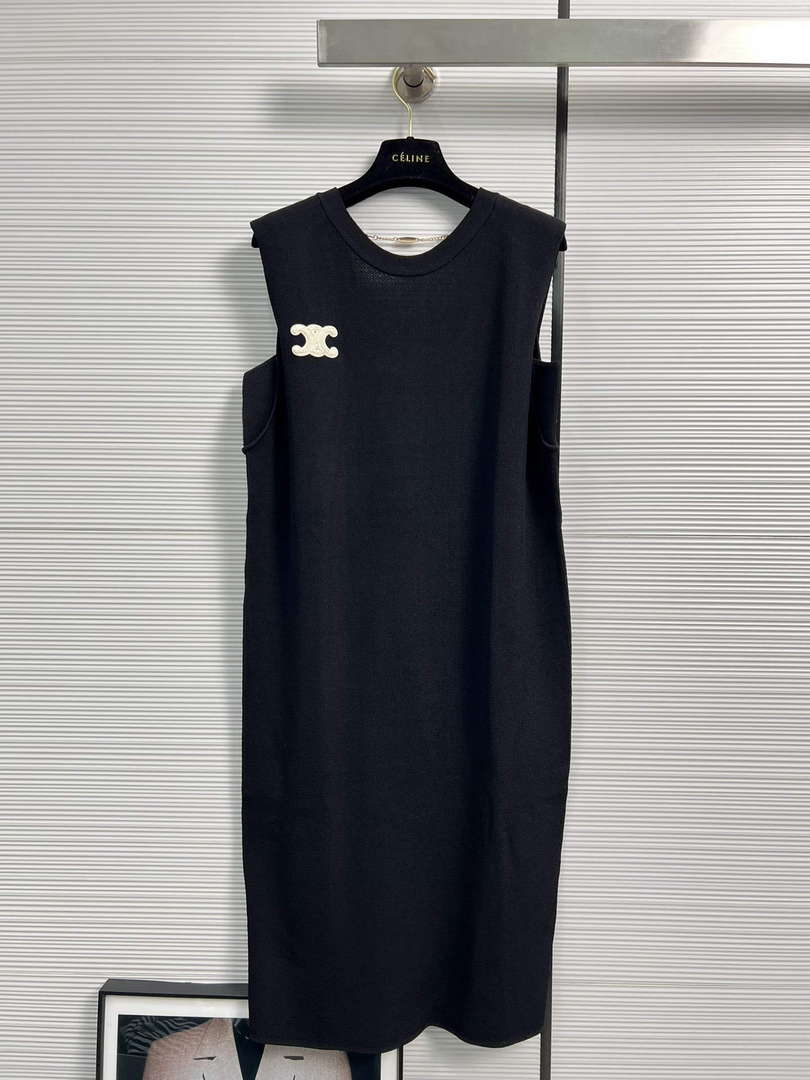 Celine Women's Fashion Clothing Triomphe Dress C99072