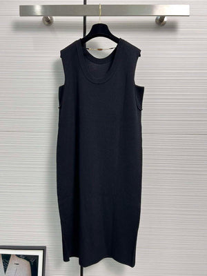 Celine Women's Fashion Clothing Triomphe Dress C99072 - S - View 8