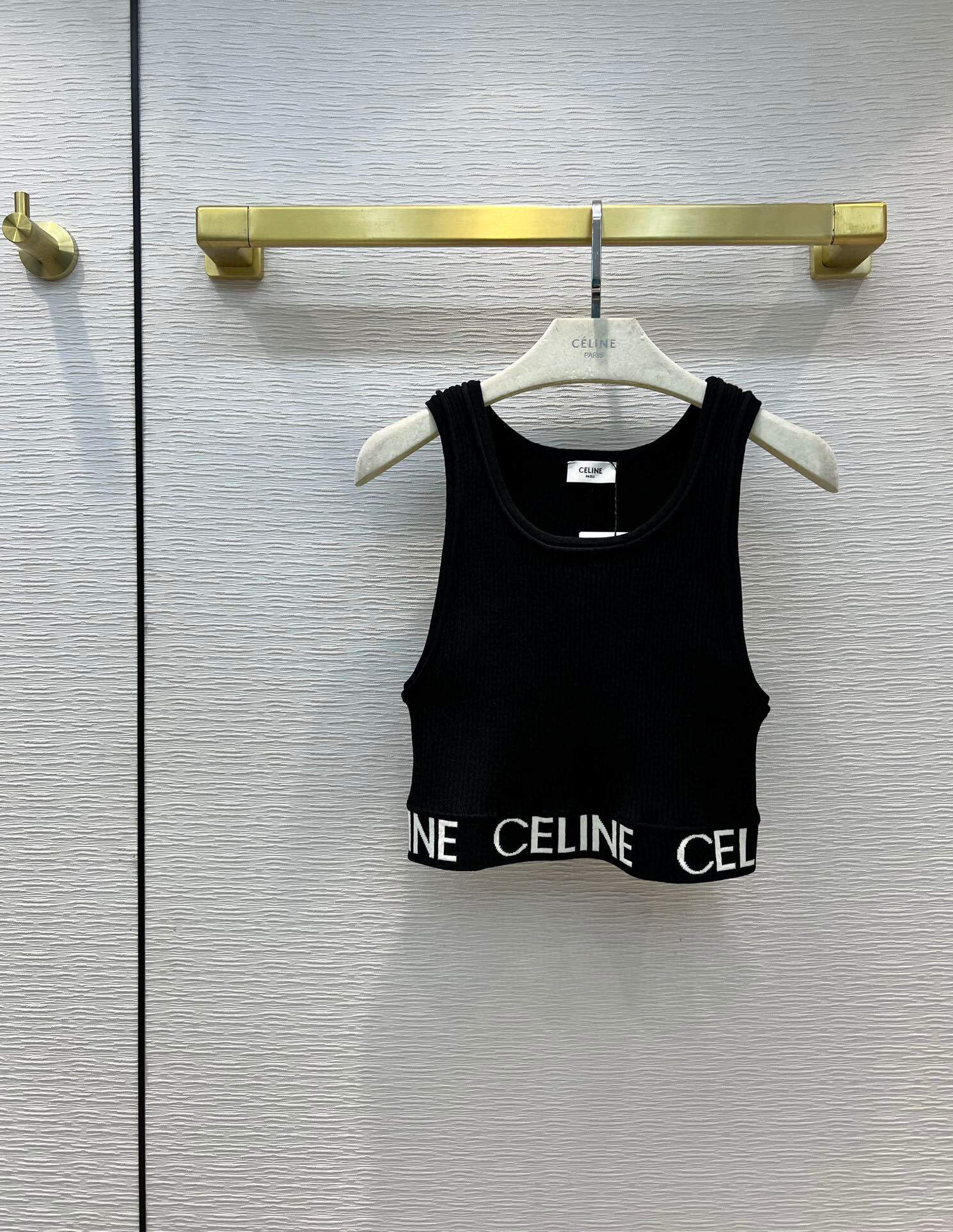 Celine Women's top Vest C90021 - Black / S - View 2