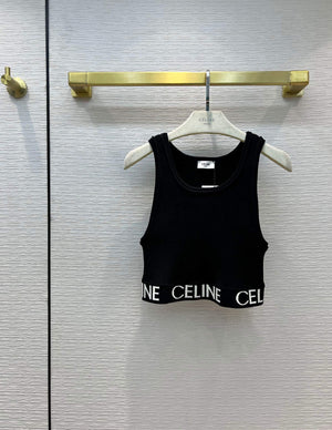 Celine Women's top Vest C90021 - Black / S - View 2