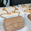 Chanel 1116 Chanel Flap bag Lambskin A69900 CF Chain Apricot - Default Title - View 1