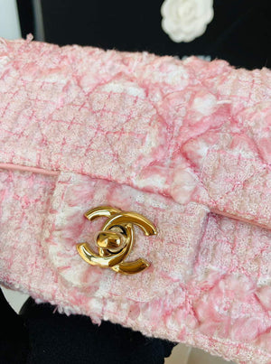 Chanel 1116 Chanel Flap bag Woolen A69900 Pink - Default Title - View 5