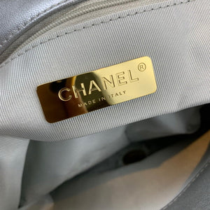 Chanel 19 Maxi Handbag Lambskin Gold AS1162 Silvery - Default Title - View 8