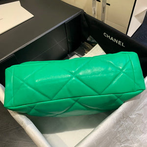 Chanel 19 Maxi Handbag Lambskin Gold AS1162 Green - Default Title - View 6