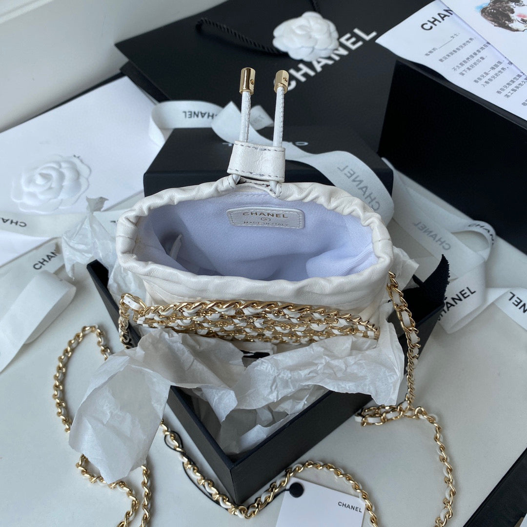 Chanel 2022 Cruise AP2685 Clutch Bag White - Default Title - View 8