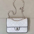 Chanel 2025SS Flap Bag Lambskin AS5150 White - Default Title - View 1