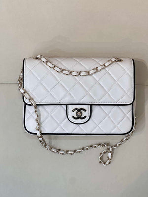 Chanel 2025SS Flap Bag Lambskin AS5150 White - Default Title - View 11