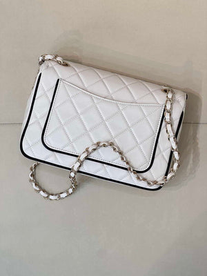 Chanel 2025SS Flap Bag Lambskin AS5150 White - Default Title - View 16