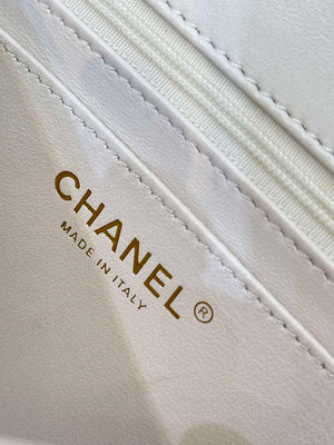 Chanel 2025SS Flap Bag Lambskin AS5150 White - Default Title - View 3
